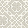 Ashford House Threaded Links Wallpaper - White/Gray
