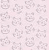 Purr Pink Cat Wallpaper