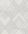 Castle White Geometric Wallpaper