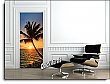 Palm Beach Sunset Door Mural Roomsetting