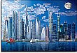 World's Tallest Buildings Mural