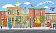 Sesame Street Wall Mural by Roommates |Full Size Large Wall Murals |The ...