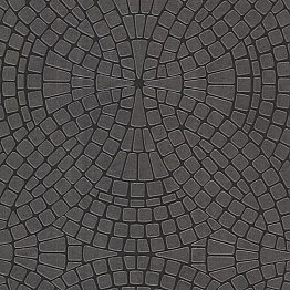 Hanley Black Mosiac Tile Wallpaper