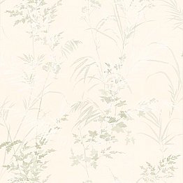 Tory Cream Tropical Leaves Wallpaper