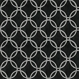 Ecliptic Black Geometric Wallpaper