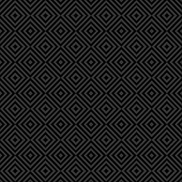 Metropolitan Black Geometric Diamond Wallpaper