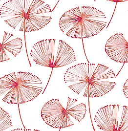 Paradise Pink Fronds Wallpaper