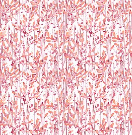 Willow Pink Leaves Wallpaper