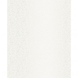 Ostinato White Geometric Wallpaper