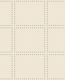 Gridlock Cream Geometric Wallpaper
