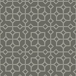 Maze Grey Tile Wallpaper