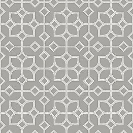 Maze Light Grey Tile Wallpaper