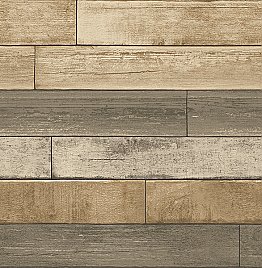 Weathered Plank Wheat Wood Texture Wallpaper