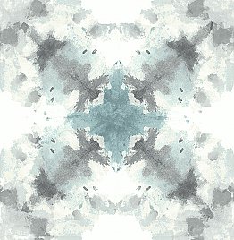Mysterious Teal Abstract Wallpaper