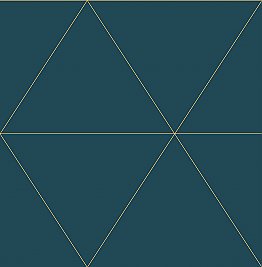 Twilight Teal Geometric Wallpaper