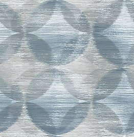 Alchemy Blue Geometric Wallpaper