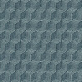 Claremont Blue Geometric Wallpaper