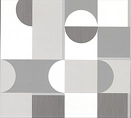 Laurence Grey Geometric Wallpaper