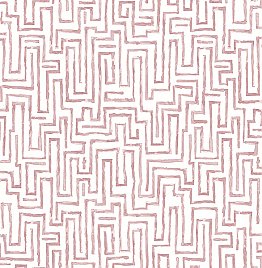 Ramble Pink Geometric Wallpaper