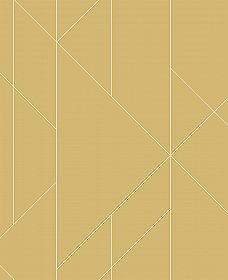 Torpa Mustard Geometric Wallpaper