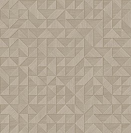 Gallerie Taupe Triangle Geometric Wallpaper