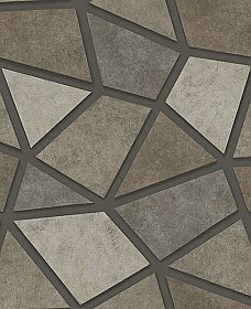 Coty Stone Geometric Patchwork Wallpaper