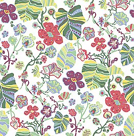 Gwyneth Multicolor Floral Wallpaper