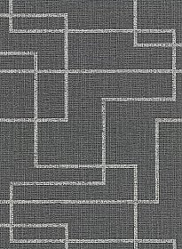 Clarendon Charcoal Geometric Faux Grasscloth Wallpaper