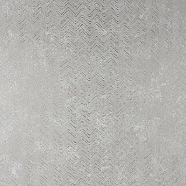 Luna Silver Distressed Chevron Wallpaper
