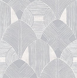 Westport Pewter Geometric Wallpaper