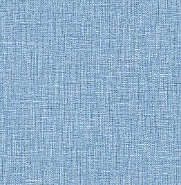 Jocelyn Blue Faux Fabric Wallpaper