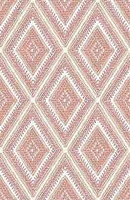 Zaya Orange Tribal Diamonds Wallpaper