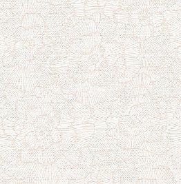 Periwinkle Pink Textured Floral Wallpaper
