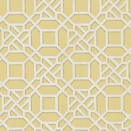 Adlington Yellow Geometric Wallpaper
