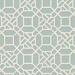 Adlington Turquoise Geometric Wallpaper