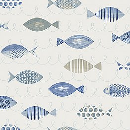 Key West Blue Fish Wallpaper