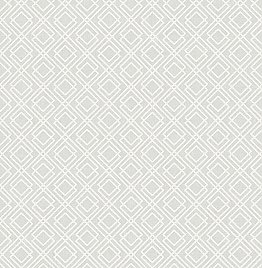 Napa Light Grey Geometric Wallpaper