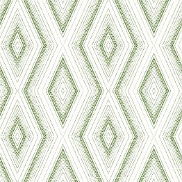 Santa Cruz Green Geometric Wallpaper