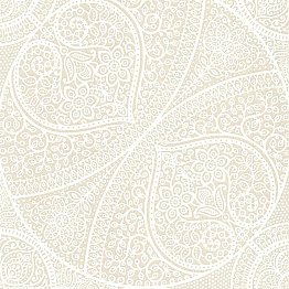 Yasamin Champagne Mehndi Medallion Wallpaper