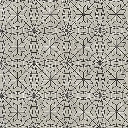 Marqueterie Silver Mosaic Geometric Wallpaper