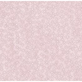 Janie Pink Metallic Floral Wallpaper