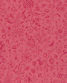Ambroos Red Woodland Wallpaper