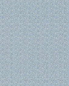 Lotte Blue Floral Geometric Wallpaper