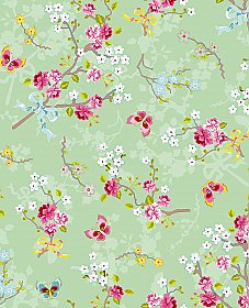 Ilse Mint Cherry Blossom Wallpaper