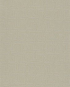 Kairo Taupe Geometric Wallpaper
