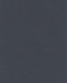 Kairo Dark Blue Geometric Wallpaper