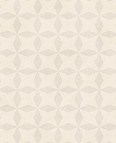 Frey Cream Geometric Wallpaper