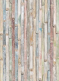 Vintage Wood Wall Mural 4-910