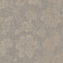 Giardina Grey Floral Trail Wallpaper