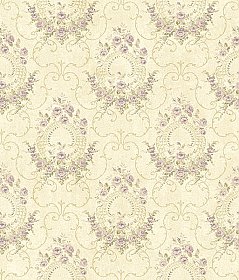 Georgiana Tearose Lilac Cameo Wallpaper